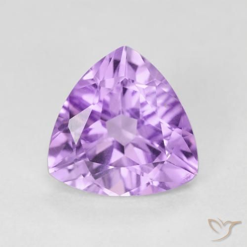 2.75ct Naturale Viola rosato chiaro Ametista, Taglio trillion, VVS-VS