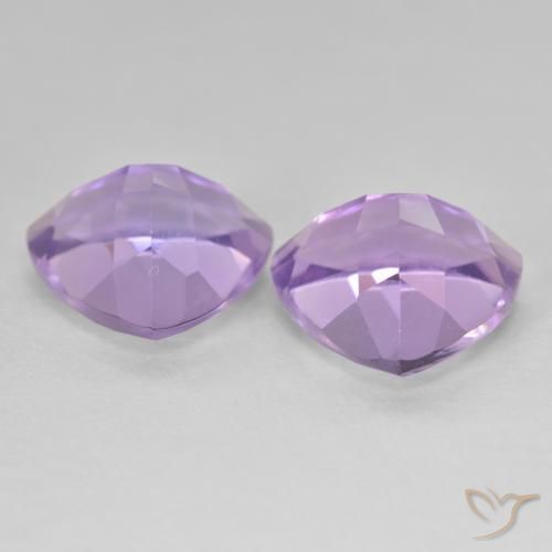 Gemme di Ametista Viola scuro naturale da 5.84 ct, Taglio trillion, VS