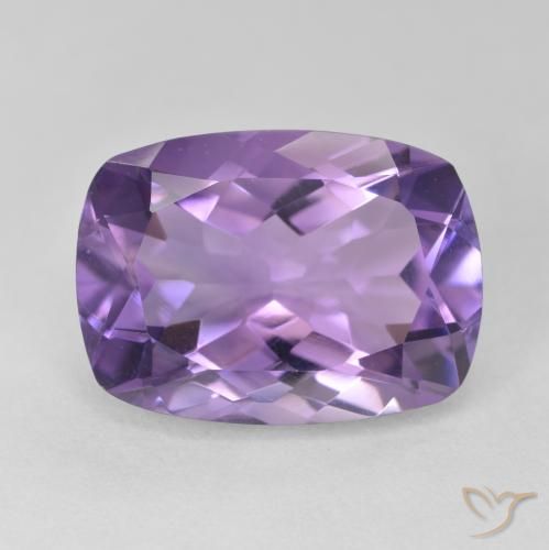 12.54ct Naturale Viola medio Ametista, Cuscino, VVS