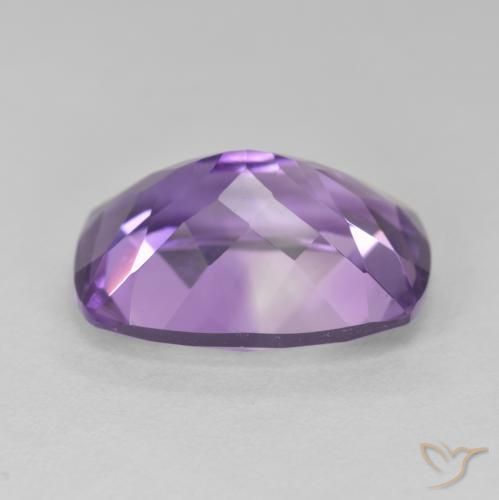 Ametista Viola medio naturale da 12.54 ct, Cuscino, VVS