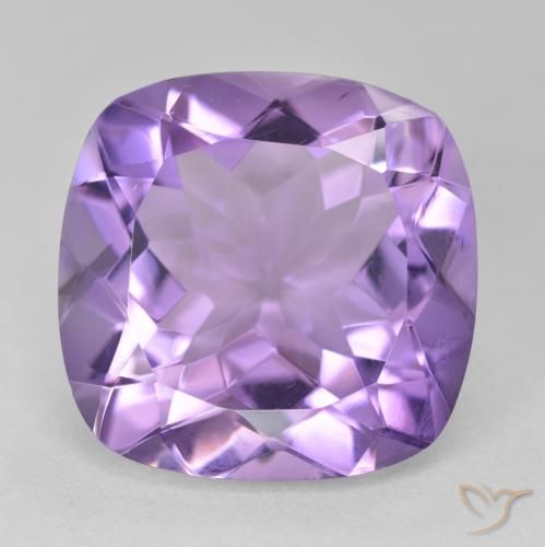 18.92ct Naturale Viola medio Ametista, Cuscino, VVS