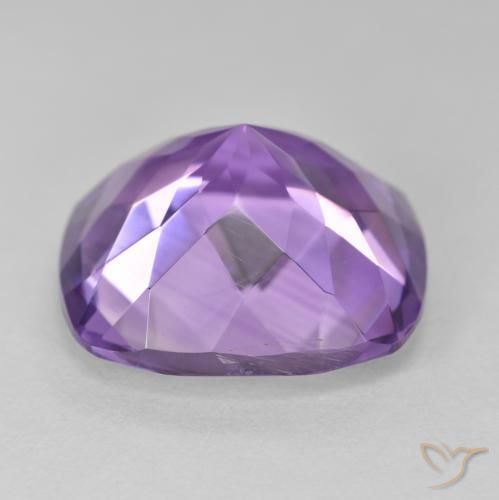 Ametista Viola medio naturale da 18.92 ct, Cuscino, VVS