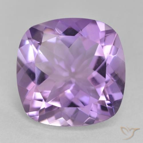 11.32ct Naturale Viola medio Ametista, Cuscino, VVS