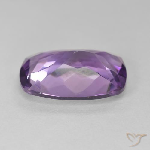 Ametista Viola medio naturale da 10.37 ct, Cuscino, VVS