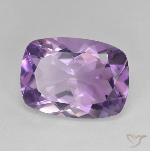 Ametista Viola medio naturale da 11.40 ct, Cuscino, VVS