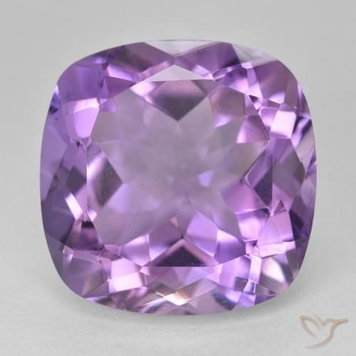 21.91ct Naturale Viola tendente al rosa Ametista, Cuscino, VVS