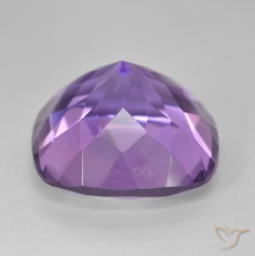 Ametista Viola tendente al rosa naturale da 21.91 ct, Cuscino, VVS