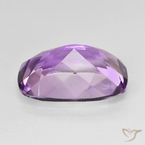 Ametista Medium Light Purplish-Violet naturale da 12.22 ct, Cuscino, VVS