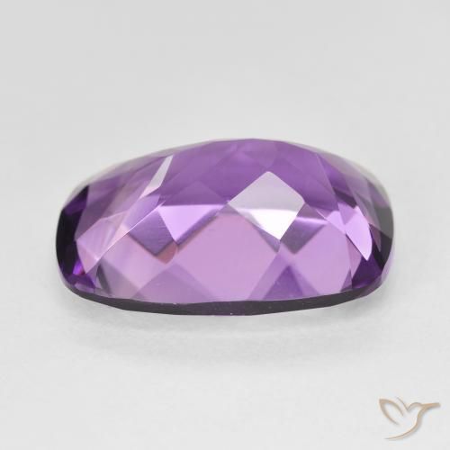 Ametista Medium Light Purplish-Violet naturale da 11.38 ct, Cuscino, VVS