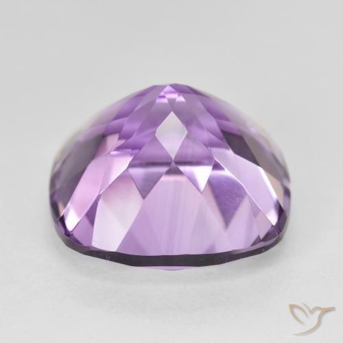 Ametista Medium Light Purplish-Violet naturale da 12.98 ct, Cuscino, VVS