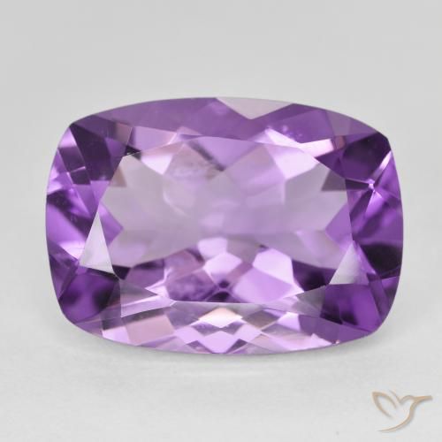 12.62ct Naturale violaceo Ametista, Cuscino, VVS
