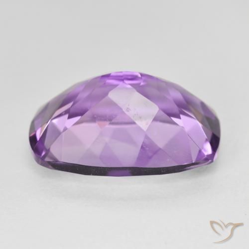Ametista violaceo naturale da 12.62 ct, Cuscino, VVS