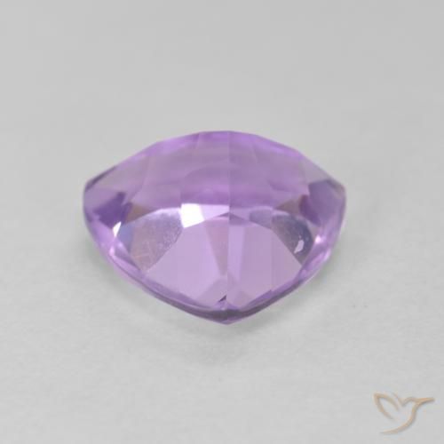 Ametista Viola medio naturale da 2.84 ct, Taglio trillion, VS