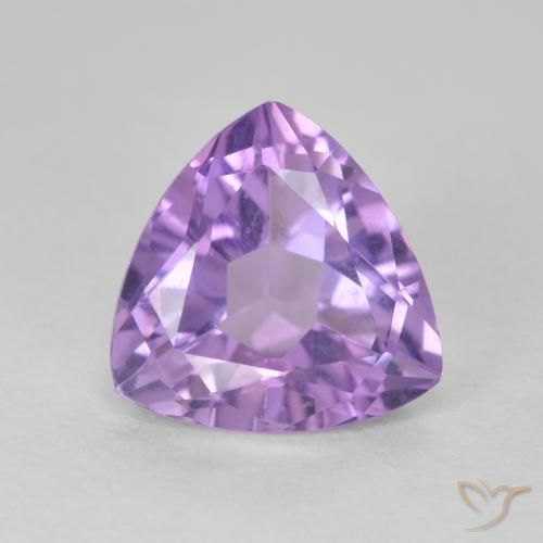 3.01ct Naturale Iris Violetta Ametista, Taglio trillion, VS