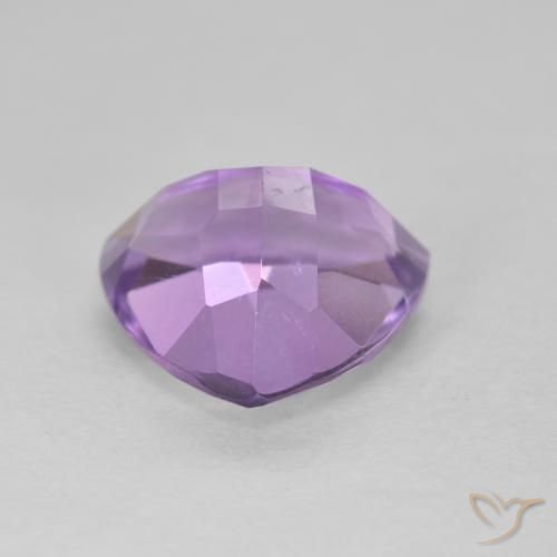 Ametista Iris Violetta naturale da 3.01 ct, Taglio trillion, VS