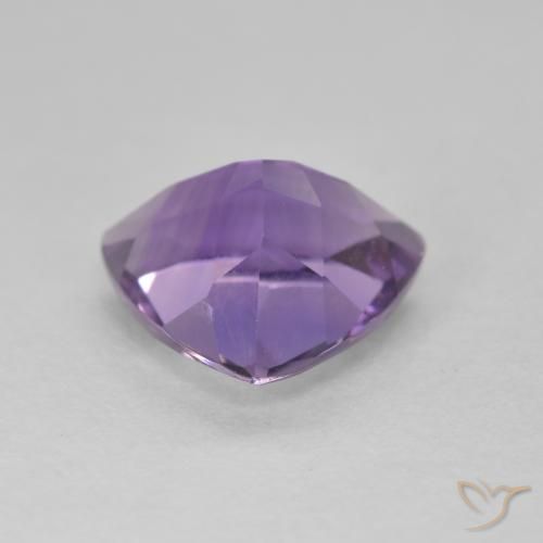 Ametista Viola medio naturale da 2.72 ct, Taglio trillion, VS