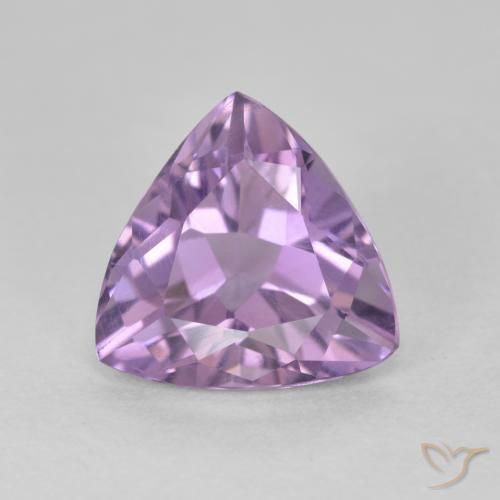2.70ct Naturale Viola tendente al rosa Ametista, Taglio trillion, VS