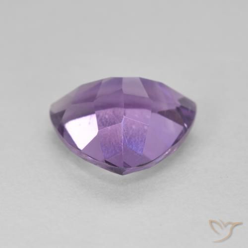 Ametista Viola medio naturale da 2.75 ct, Taglio trillion, VS