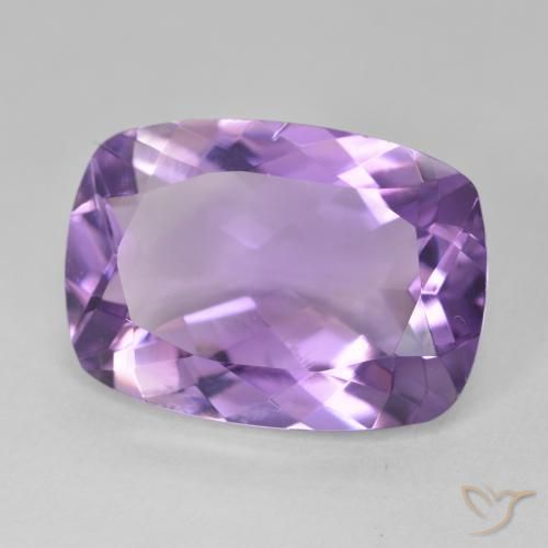Ametista Viola medio naturale da 11.50 ct, Cuscino, VVS