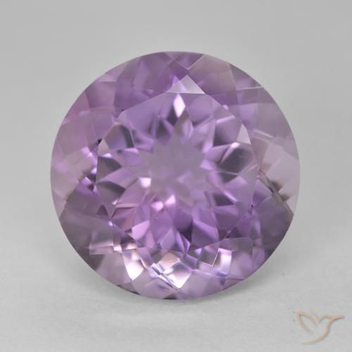 14.12ct Naturale Viola rosa medio Ametista, Rotondo, VVS