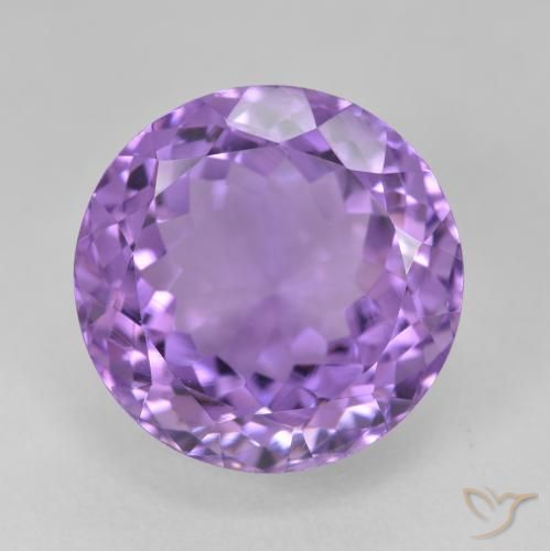 16.48ct Naturale Viola medio Ametista, Rotondo, VVS