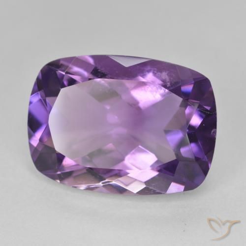 Ametista violaceo naturale da 12.13 ct, Cuscino, VVS
