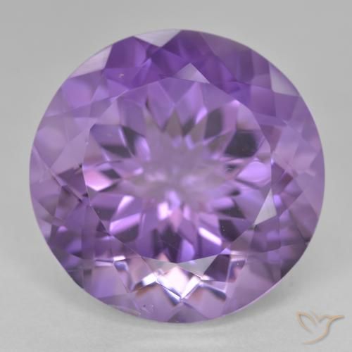 25.46ct Naturale Viola scuro Ametista, Rotondo, VVS