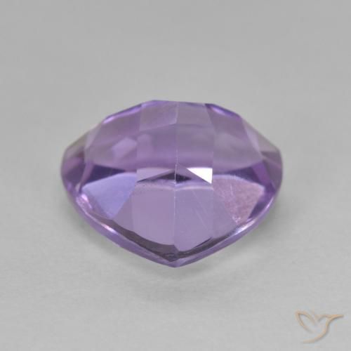 Ametista Viola scuro naturale da 3.14 ct, Taglio trillion, VS