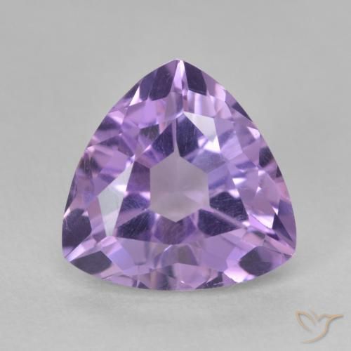 3.10ct Naturale Deep Iris Violetta Ametista, Taglio trillion, VS