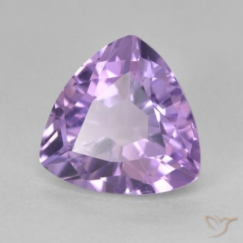 Ametista Deep Iris Violetta naturale da 3.10 ct, Taglio trillion, VS