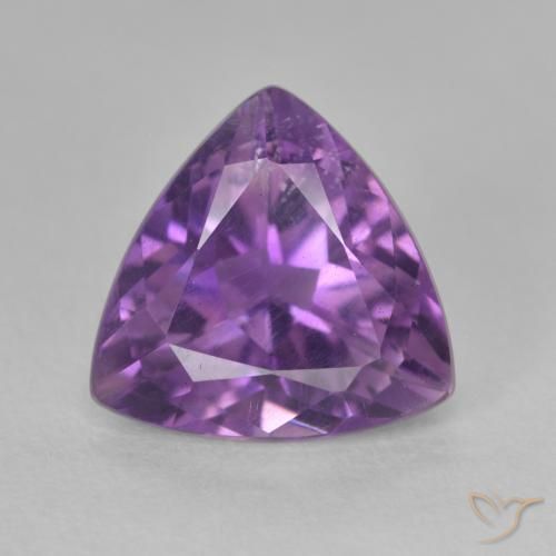 2.83ct Naturale Viola medio Ametista, Taglio trillion, VS