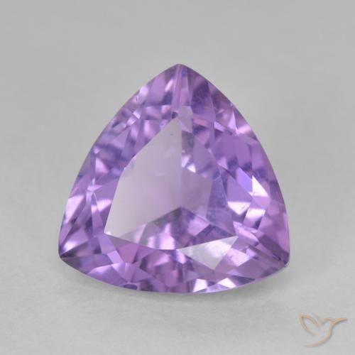 Ametista Deep Iris Violetta naturale da 2.81 ct, Taglio trillion, VS