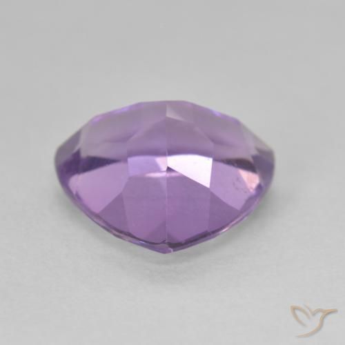Ametista Viola tendente al rosa naturale da 2.82 ct, Taglio trillion, VS