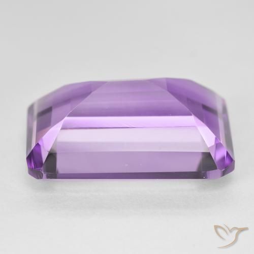 Ametista Medium Light Purplish-Violet naturale da 18.56 ct, Ottagonale / Taglio smeraldo, VVS