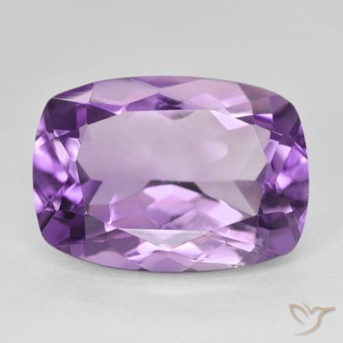13.17ct Naturale Medium Light Purplish-Violet Ametista, Cuscino, VVS