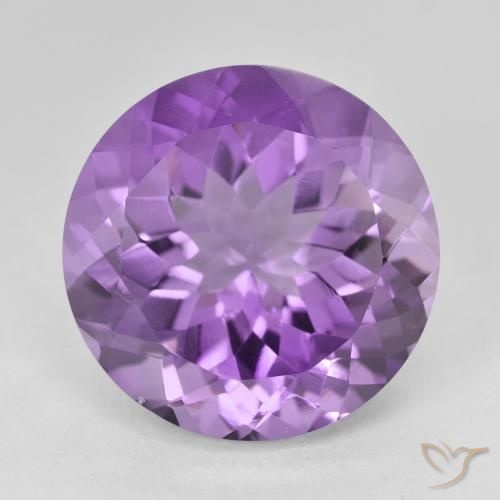 14.30ct Naturale Viola scuro Ametista, Rotondo, VVS