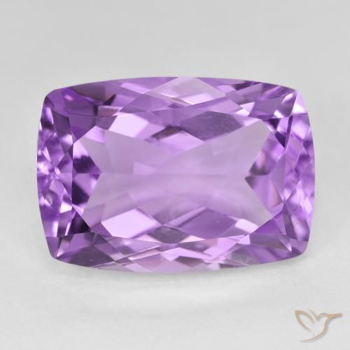 14.50ct Naturale violaceo Ametista, Cuscino, VVS