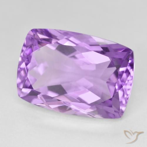 Ametista violaceo naturale da 14.50 ct, Cuscino, VVS