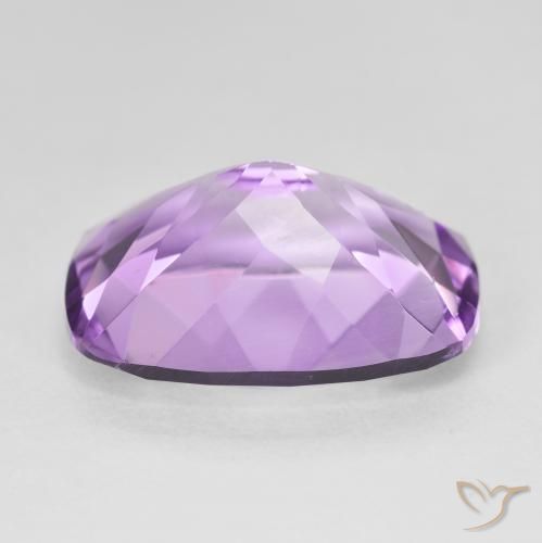Ametista Medium Light Purplish-Violet naturale da 11.71 ct, Cuscino, VVS