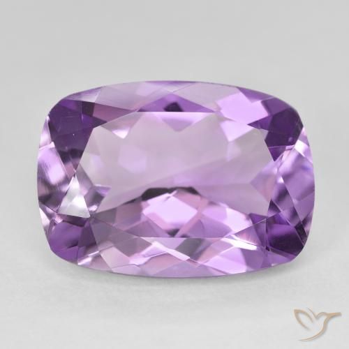 12.02ct Naturale Medium Light Purplish-Violet Ametista, Cuscino, VVS