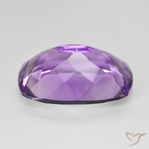 Ametista Medium Light Purplish-Violet naturale da 12.02 ct, Cuscino, VVS