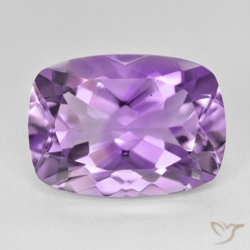 Ametista violaceo naturale da 12.99 ct, Cuscino, VVS