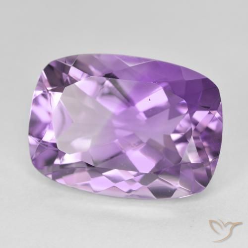 Ametista violaceo naturale da 12.99 ct, Cuscino, VVS