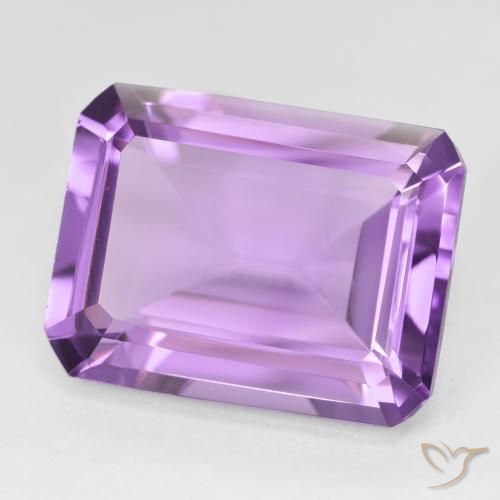 Ametista violaceo naturale da 18.55 ct, Ottagonale / Taglio smeraldo, VVS