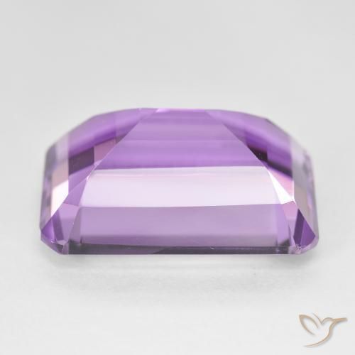 Ametista violaceo naturale da 18.55 ct, Ottagonale / Taglio smeraldo, VVS