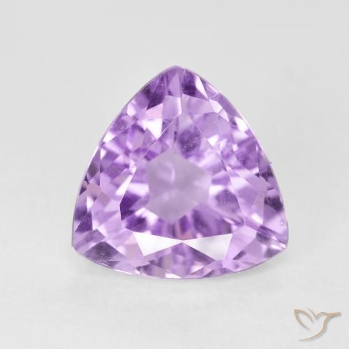3.05ct Naturale Viola rosato brillante Ametista, Taglio trillion, VS