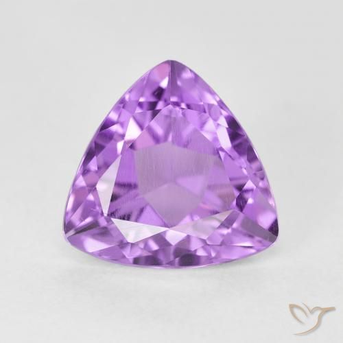 3.01ct Naturale Viola Rosato Medio Ametista, Taglio trillion, VS