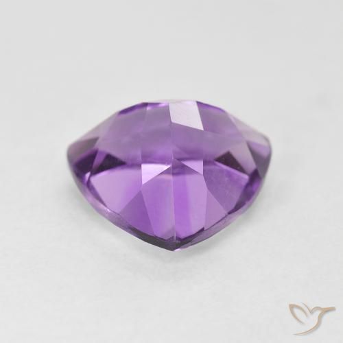 Ametista Viola Rosato Medio naturale da 2.87 ct, Taglio trillion, VS