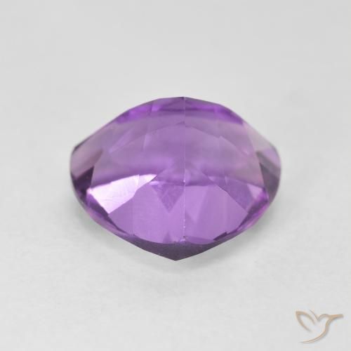 Ametista Viola tendente al rosa naturale da 3.13 ct, Taglio trillion, VS