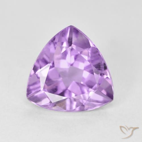 2.80ct Naturale Viola chiaro Ametista, Taglio trillion, VS